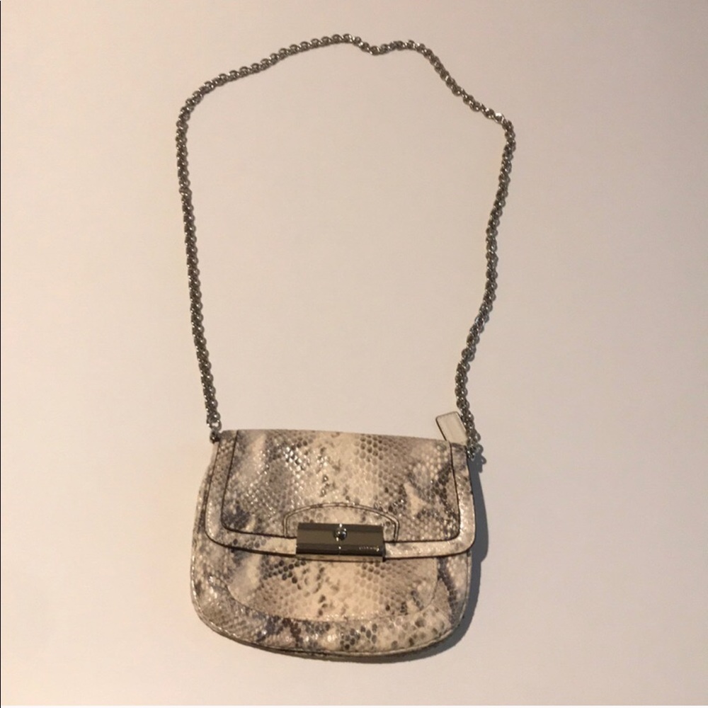 Authentic COACH Kristen Snakeskin leather Purse